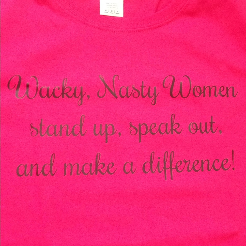 Wacky, Nast Women T-shirts Pink